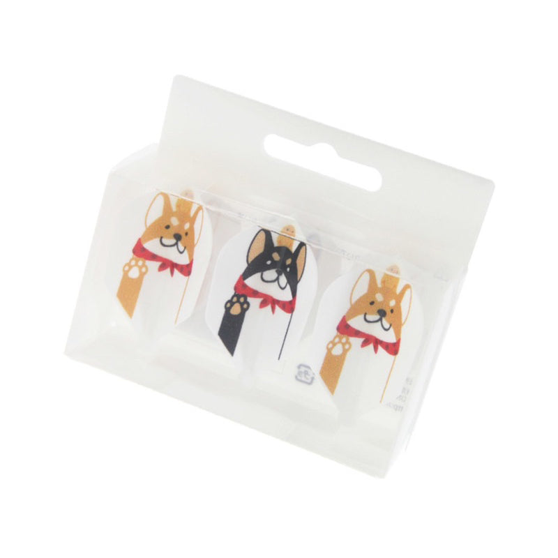 D.craft x Fit Flight • Shiba Inu [Shape] • Dart Flights • SGDARTS