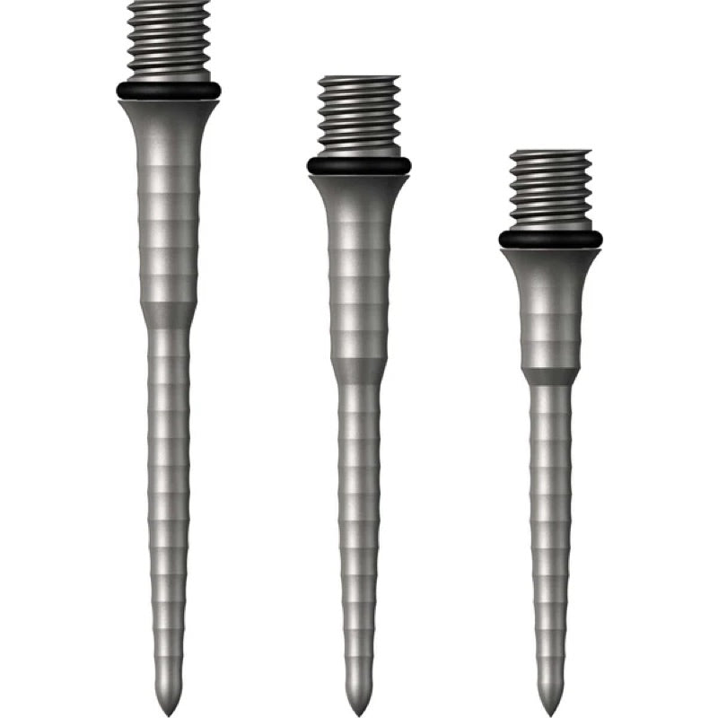 Mission Darts • Titan Ripple Silver • Titanium Conversion Point • 2BA • SGDARTS