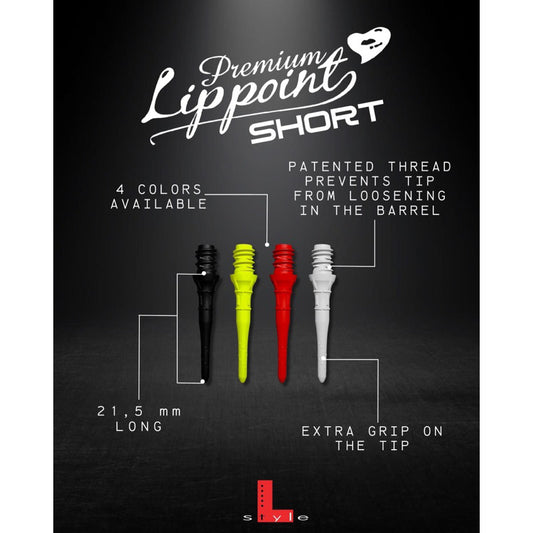 Premium Lippoint Short • 2BA Dart Tips • SGDARTS