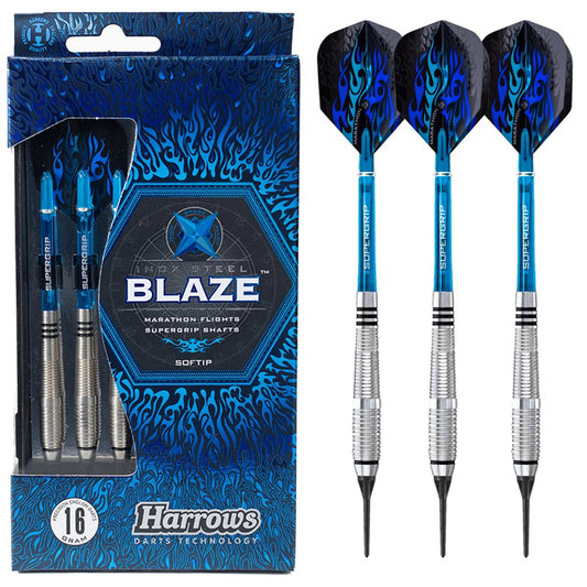 Harrows Blaze Soft Tip Darts • 18g • SGDARTS