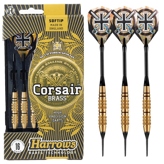 Harrows Corsair Soft Tip Darts • 18g • SGDARTS