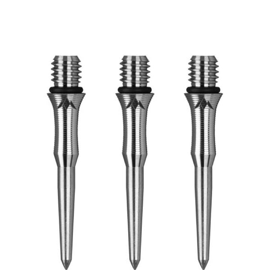 Mission Darts • Titan Edge Shark Silver • Titanium Conversion Point • 2BA • SGDARTS