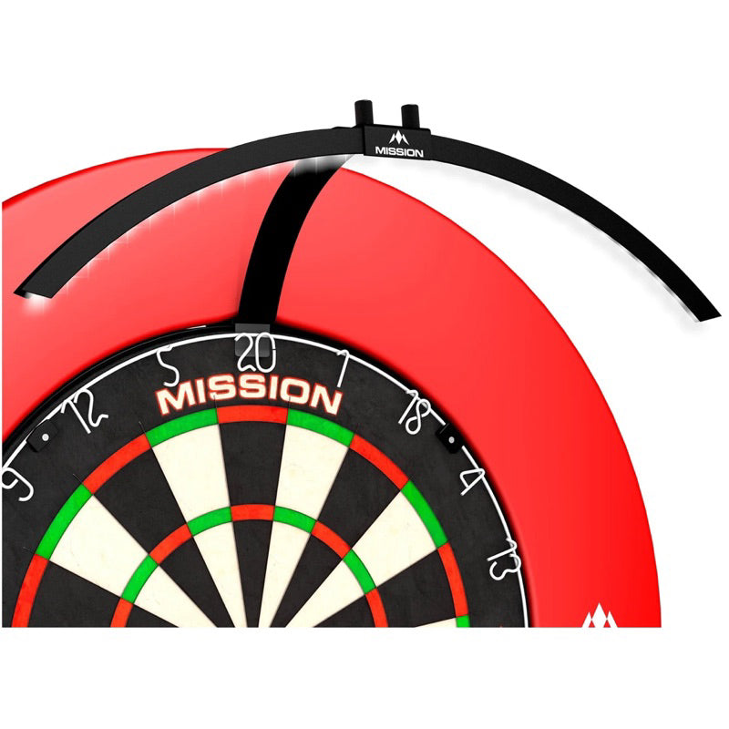Mission Darts • Torus 100 Dartboard Lighting System • Folding Portable Travel Light • SGDARTS