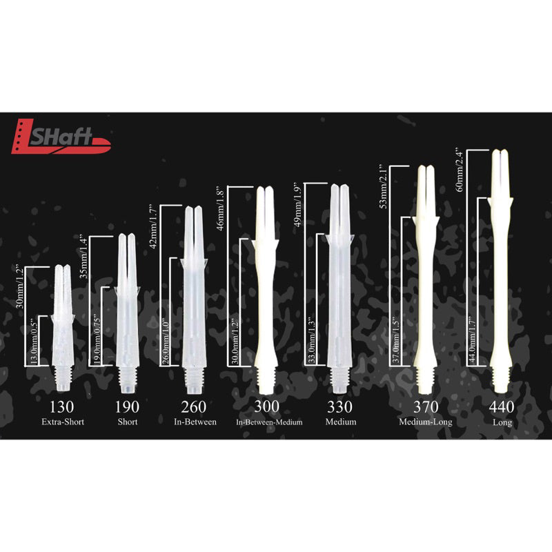 L-Shaft Plastic Lock Straight • Dart Shafts • SGDARTS