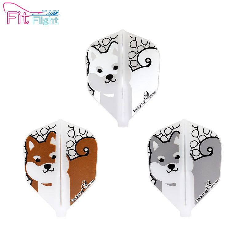 Fit Flight Player • Shinnosuke Shibazaki Shiba Inu [Shape] • Dart Flights • SGDARTS