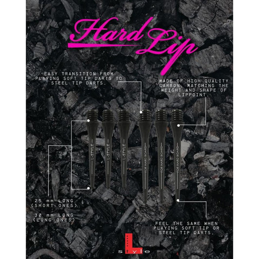 L-Style Carbon Hard Lip • 2BA Conversion Point • SGDARTS
