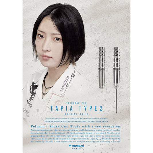 TRiNiDAD Darts • Tapia Type 2 • Shiori Sato • 19g • SGDARTS