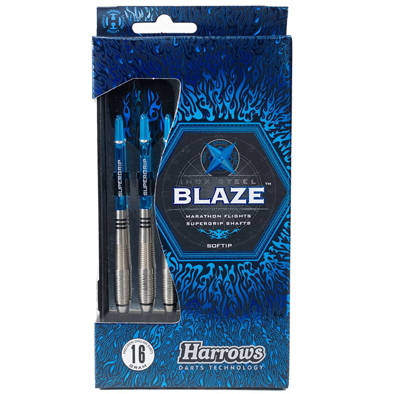 Harrows Blaze Soft Tip Darts • 18g • SGDARTS