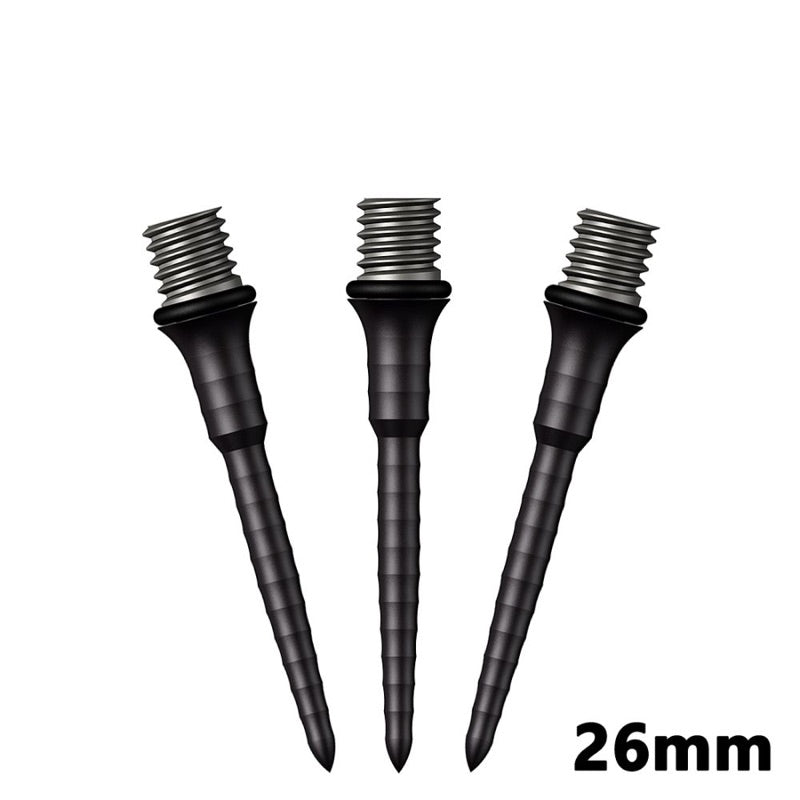 Mission Darts • Titan Ripple Black • Titanium Conversion Point • 2BA • SGDARTS