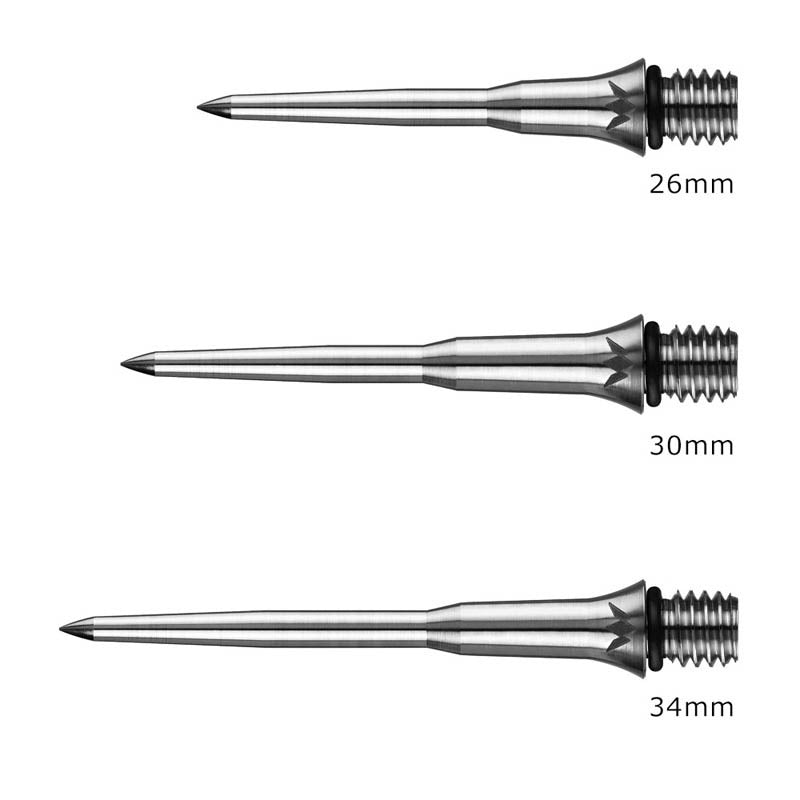 Mission Darts • Titan Pro Smooth Silver • Titanium Conversion Point • 2BA • SGDARTS