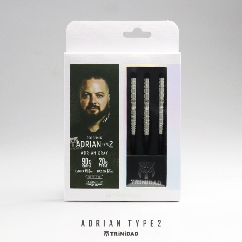 TRiNiDAD Darts • Adrian Type 2 • Adrian Gray • 20g • SGDARTS
