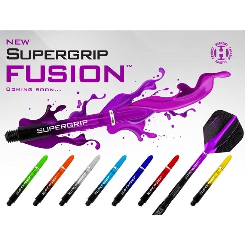 Harrows Supergrip Fusion • Dart Shafts • SGDARTS