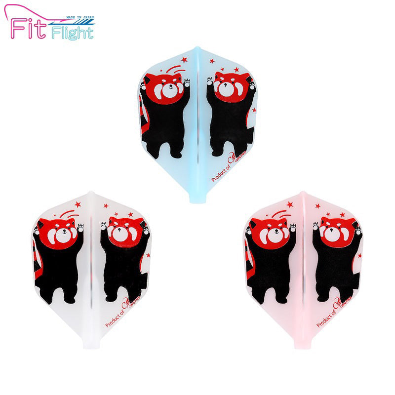 Fit Flight • Red Panda [Shape] • Dart Flights • SGDARTS
