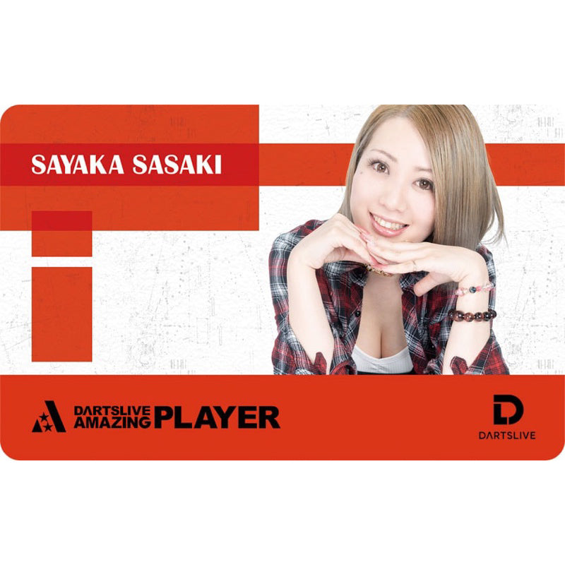 Dartslive Player Goods Vol 3 • Sayaka Sasaki Dartslive Card • SGDARTS