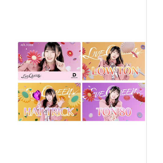 Dartslive Player Goods Vol 3 • Aya Tode Dartslive Card • SGDARTS