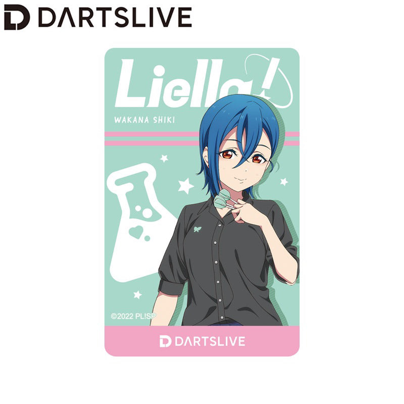 【Limited Edition】 Liella Dartslive Card • Wakana Shiki Turquoise • DL2 Movie Theme DL3 Live Effect • SGDARTS
