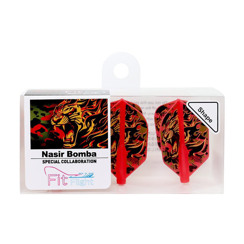 Fit Flight Player • Nasir Bomba [Shape] [Teardrop] • Dart Flights • SGDARTS