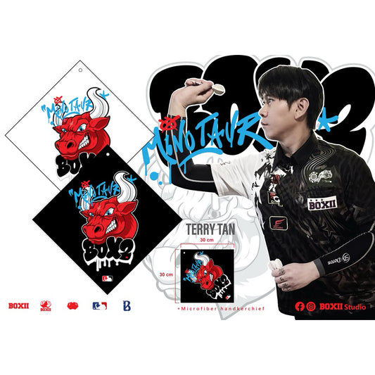 BOXII Minotaur Darts Towel • Terry Tan • SGDARTS