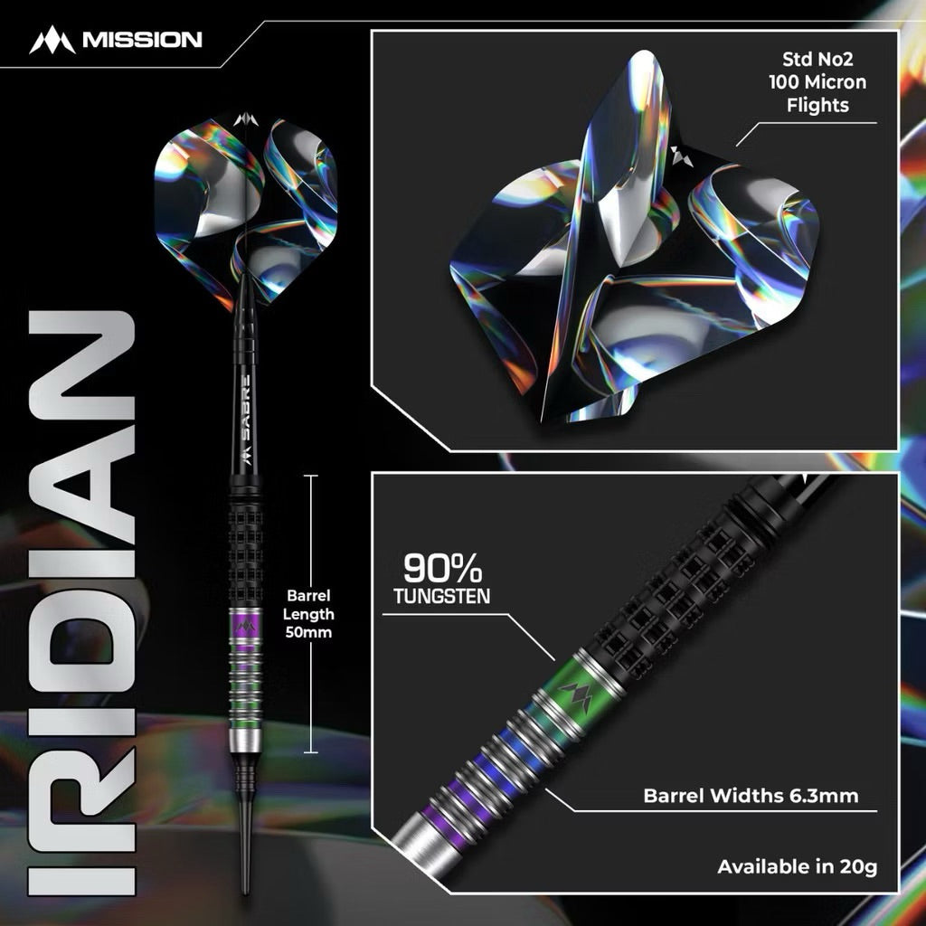 Mission Darts • Iridian • 20g • SGDARTS