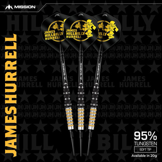 Mission Darts • James Hurrell V2 • 20g • SGDARTS