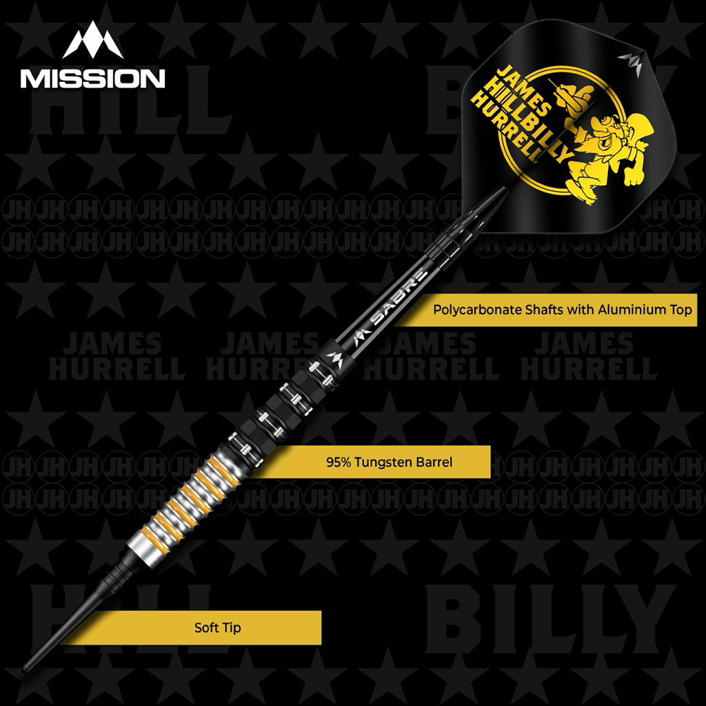 Mission Darts • James Hurrell V2 • 20g • SGDARTS