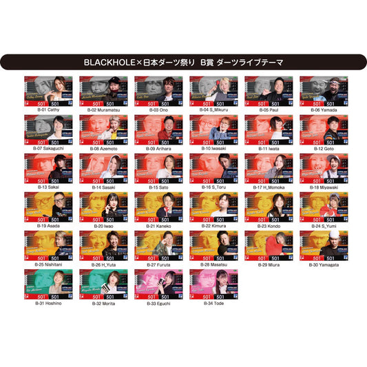 Dartslive Player Goods • Special Dartslive Theme • SGDARTS
