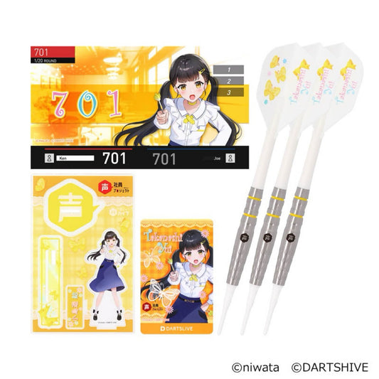 Happy Ears Collection • Takanashi Yui Yellow • Dartslive Card DL2 Movie Theme DL3 Live Effect • SGDARTS