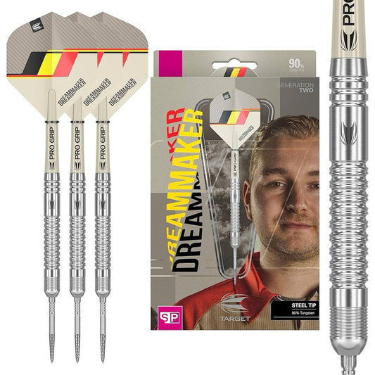 [STEELTIP] Target Darts • Dream Maker G2 Swiss Point • Dimitri Van Den Bergh • 21g 23g 25g • SGDARTS