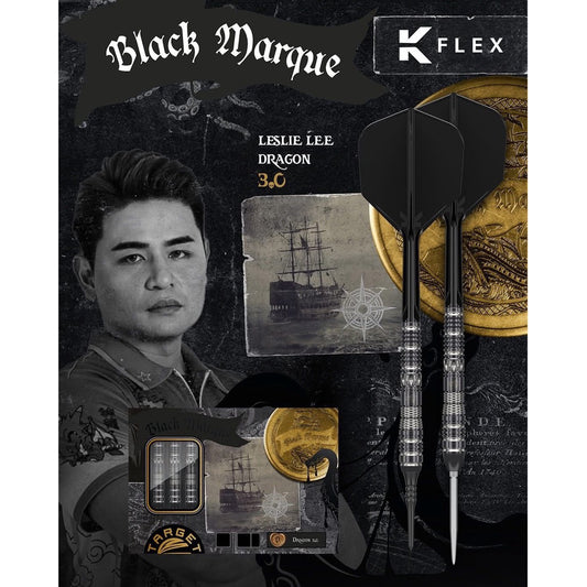 Target Darts • Black Marque Dragon 3.0 • Leslie Lee • 18g • SGDARTS