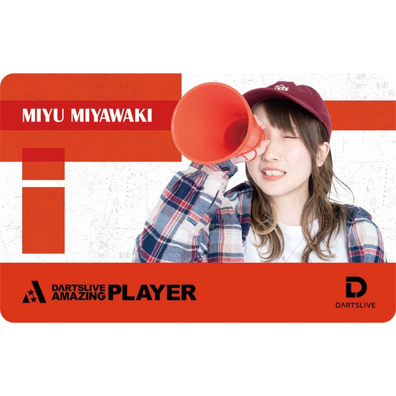 Dartslive Player Goods Vol 3 • Miyu Miyawaki Dartslive Card • SGDARTS