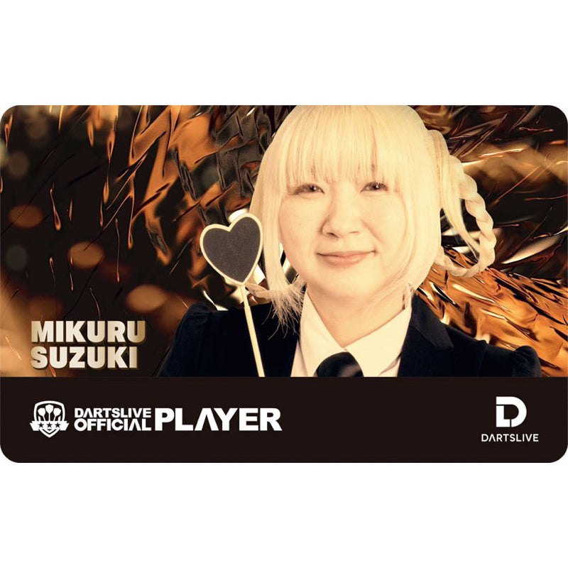 Dartslive Player Goods Vol 3 • Mikuru Suzuki Dartslive Card • SGDARTS