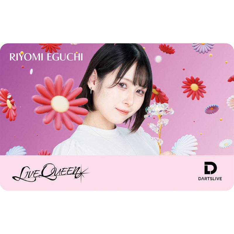 Dartslive Player Goods Vol 3 • Riyomi Eguchi Dartslive Card • SGDARTS
