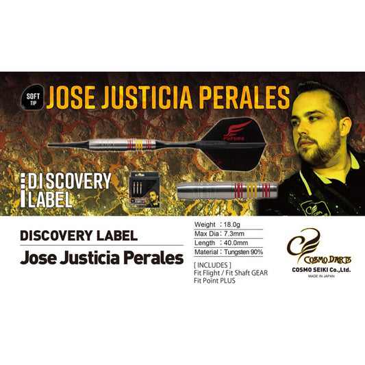 Cosmo Darts • Discovery Label Jose Justicia Perales • 18g • SGDARTS