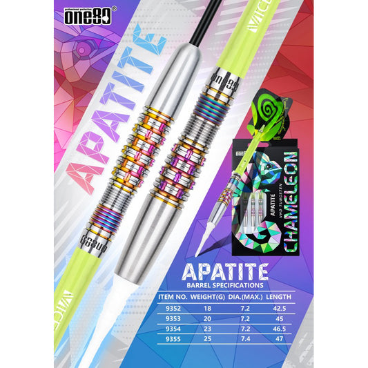 One80 Darts • Chameleon - Apatite • 18g 20g • SGDARTS