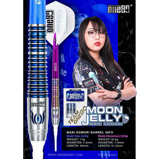 One80 Darts • Moon Jelly • Mari Komori • 17g 18.5g • SGDARTS