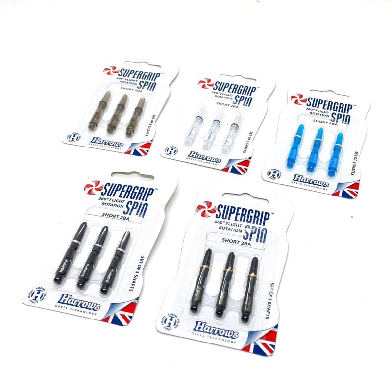 Harrows Supergrip Spin • Dart Shafts • SGDARTS