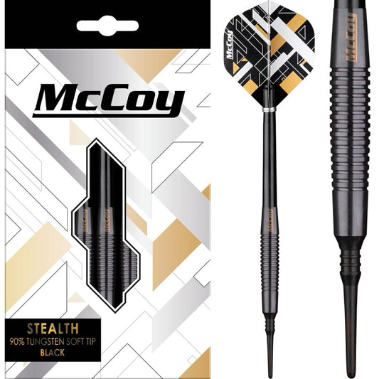 McCoy Darts • Stealth Black • 18g • SGDARTS