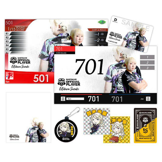 Dartslive Player Goods Vol 1 • Mikuru Suzuki Dartslive Card • SGDARTS