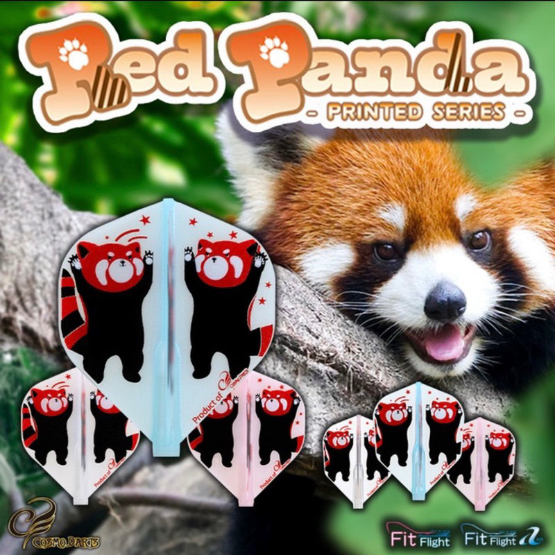 Fit Flight • Red Panda [Shape] • Dart Flights • SGDARTS