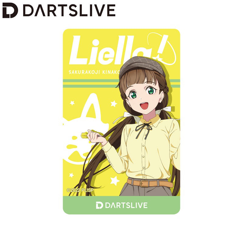 【Limited Edition】 Liella Dartslive Card • Sakurakoji Kinako Yellow • DL2 Movie Theme DL3 Live Effect • SGDARTS