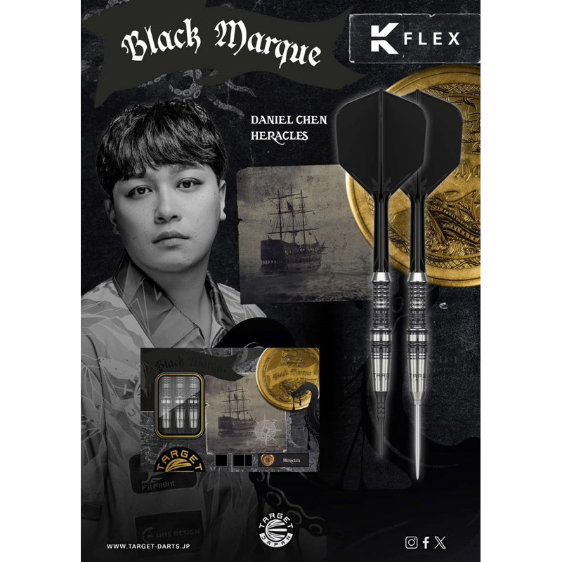 Target Darts • Black Marque Heracles • Chen Yan Bin • 18g • SGDARTS