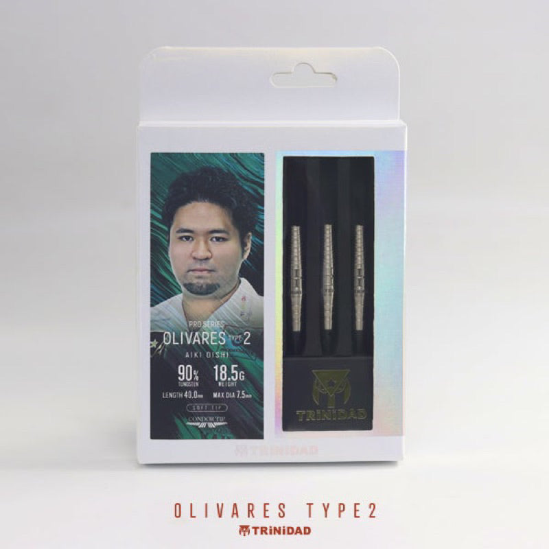 TRiNiDAD Darts • Olivares Type 2 • Aiki Oishi • 18.5g • SGDARTS