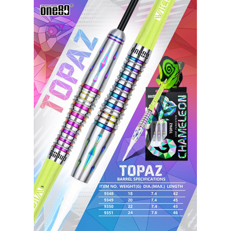One80 Darts • Chameleon - Topaz • 18g 20g • SGDARTS