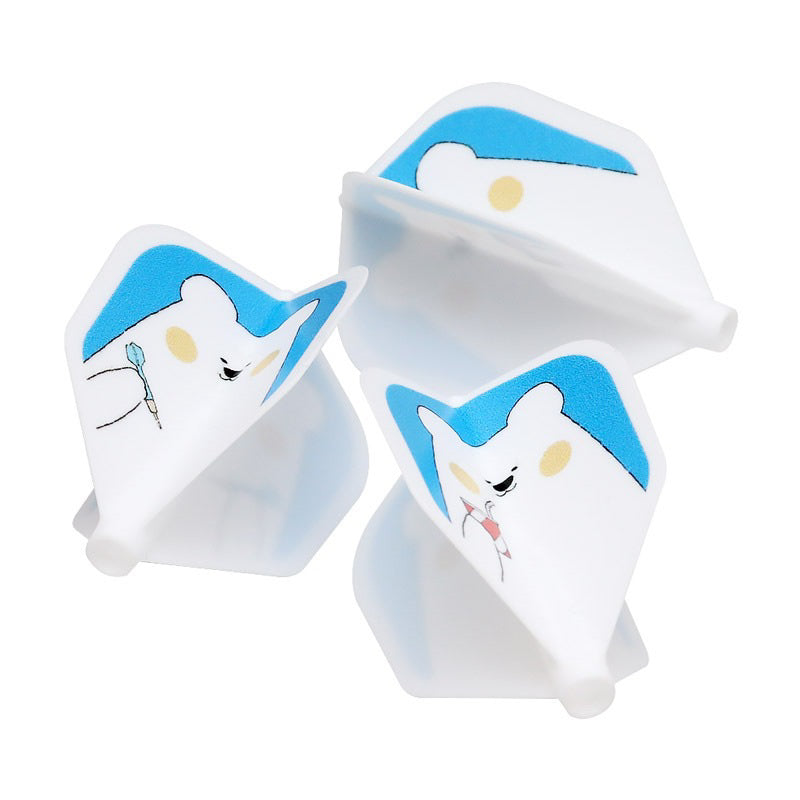 D.Craft x Fit Flight • Polar Bear [Shape] • Dart Flights • SGDARTS
