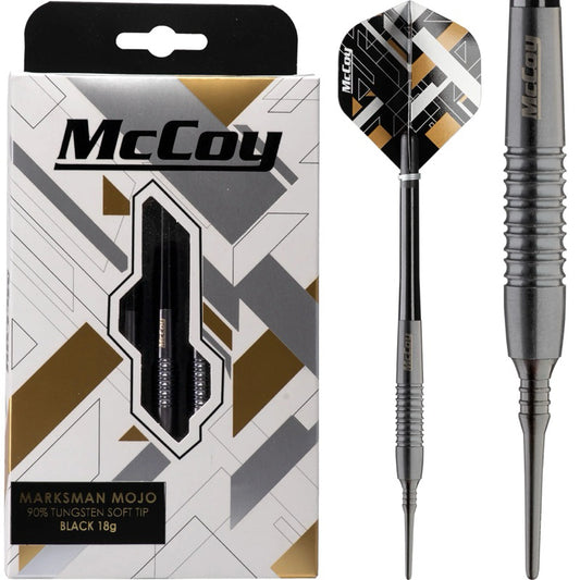 McCoy Darts • Marksman Mojo Black • 18g • SGDARTS