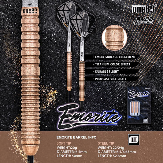One80 Darts • Emorite II • 20g • SGDARTS