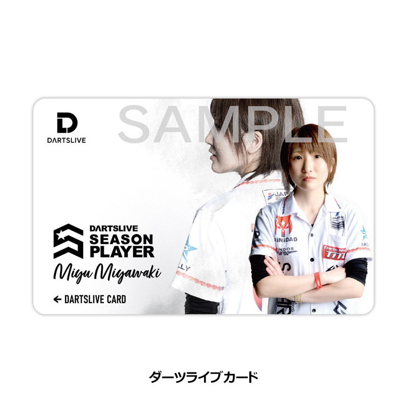 Dartslive Player Goods Vol 1 • Miyu Miyawaki Dartslive Card • SGDARTS
