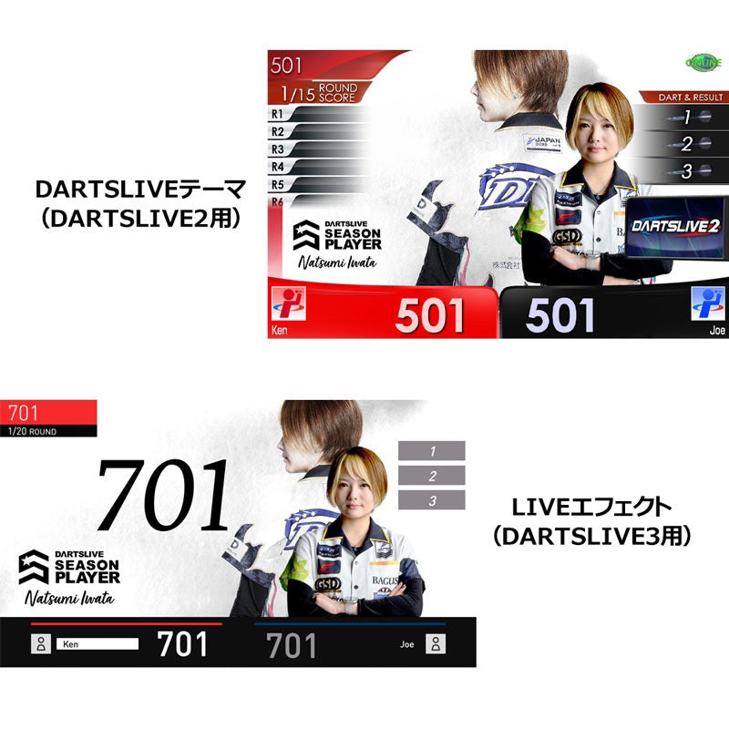 Dartslive Player Goods Vol 1 • Natsumi Iwata • SGDARTS
