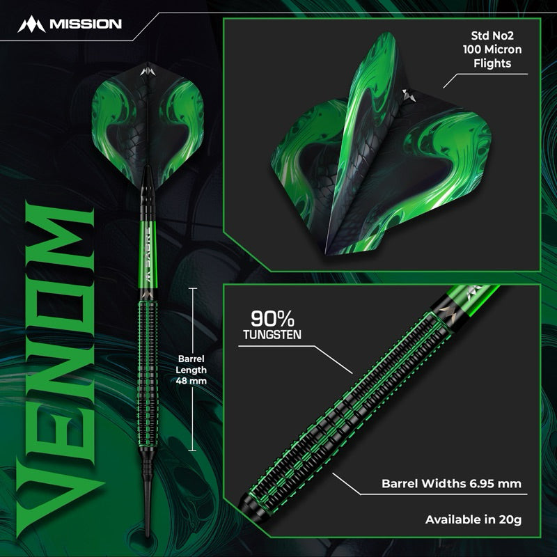 Mission Darts • Venom • 20g • SGDARTS