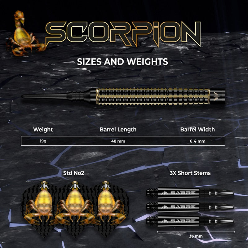 Mission Darts • Scorpion • 19g • SGDARTS